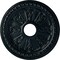 Ekena Millwork Raymond Ceiling Medallion (Fits Canopies up to 5 1/8"), 18 1/8"OD 3 5/8"ID x 1 1/8"P, Night Shade CM18RANSF - alternate 1